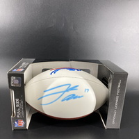 NFL - Bills Josh Allen Signed Panel Ball With Bills Logo