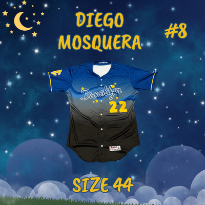#8 Diego Mosquera Game Used Starry Night Jersey (Size 44)