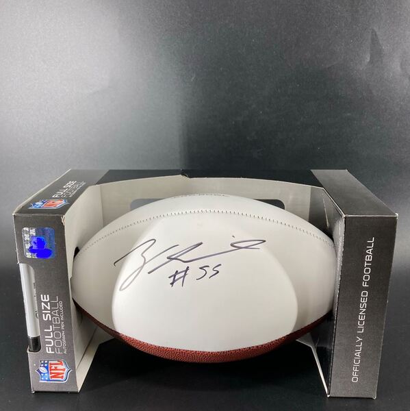 NFL - Vikings Za'Darius Smith Signed Panel Ball with Pro Bowl Logo