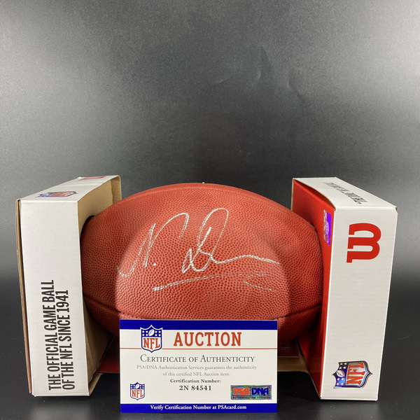 NFL - Eagles Nakobe Dean Signed Authentic Football