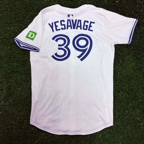 Photo of #39 Trey Yesavage Jersey: 2025 Season. Size 48. (Authenticated Team Issued Jersey).