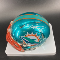 NFL - Dolphins Tarron Armstead Signed Flash Mini Helmet
