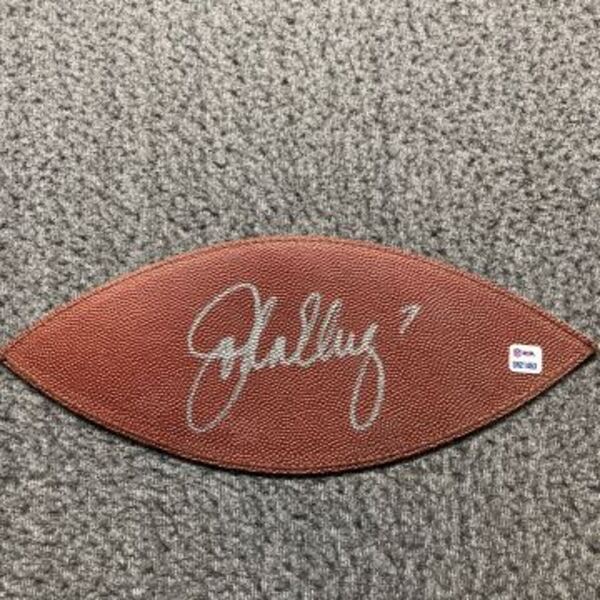 HOF - Broncos John Elway Signed Authentic Panel