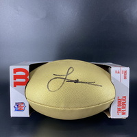 NFL - Colts Laitu Latu Signed Gold Composite Football