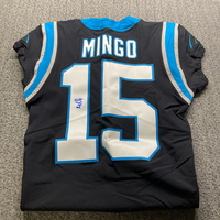 NFL - Panthers Jonathan Mingo Signed Authentic Jersey Size 38
