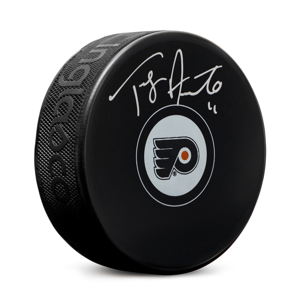 Tony Amonte Autographed Philadelphia Flyers Hockey Puck