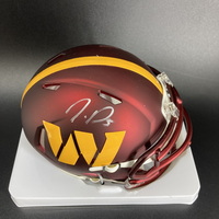 NFL - Commanders Jayden Daniels Signed Mini Helmet