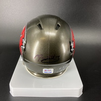 NFL - Buccaneers Bucky Irving Signed Mini Helmet