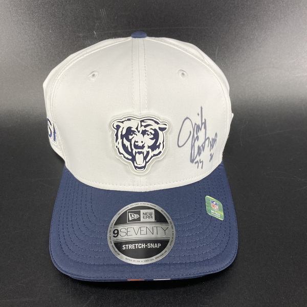 HOF - Bears Jimbo Covert Signed Hat
