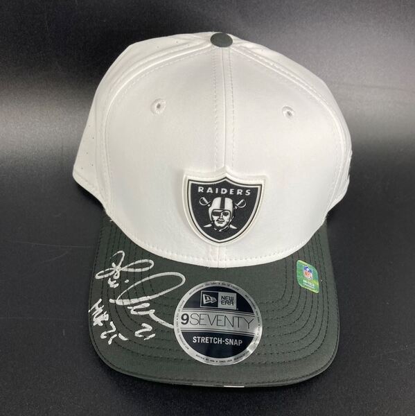 HOF - Raiders Eric Allen Signed Hat