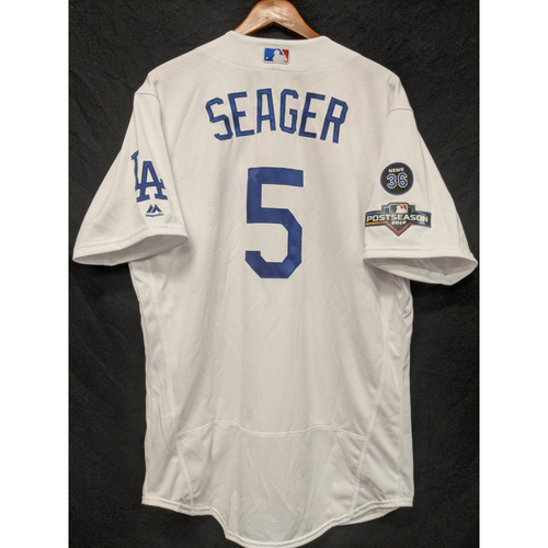 Corey Seager Team-Issued Home 2019 Post Season Jersey