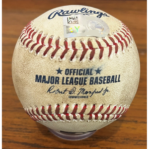 Jackson Holiday MLB Debut April 10 2024 Game Used Ball Red Sox Auctions