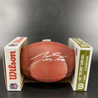 NFL - Broncos Jarrett Stidham Signed Authentic Football