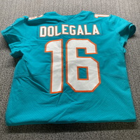 NFL - Dolphins Jake Dolegala Game Cut Jersey Size 44