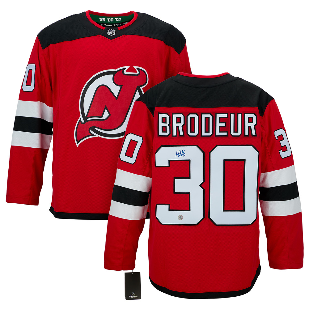 Martin Brodeur Autographed New Jersey Devils Fanatics Breakaway Jersey