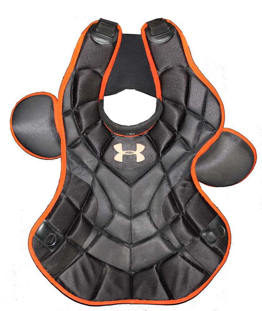 Buster Posey's GameUsed Catchers Gear (Chest Protector, Shin Guards