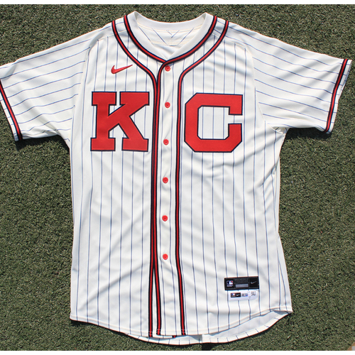 Team-Issued Monarchs Jersey & Pants: #8 (STL @ KC 9/22/20) - Size 44