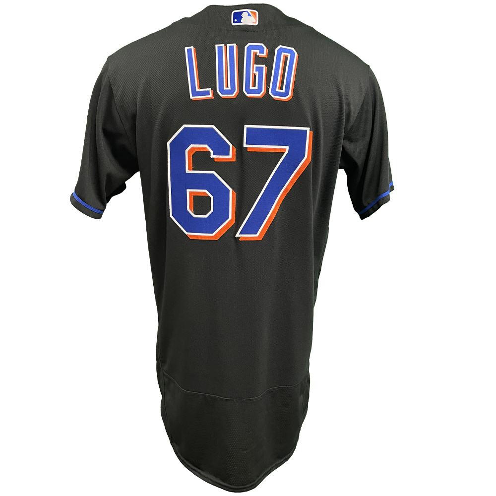 マウントユニフォーム Seth Lugo #67 - Game Used Black Jersey - 2022 NL Wild Card Game 1