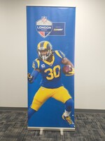 NFL - Rams Todd Gurley Banner Used In 2019 London Game
