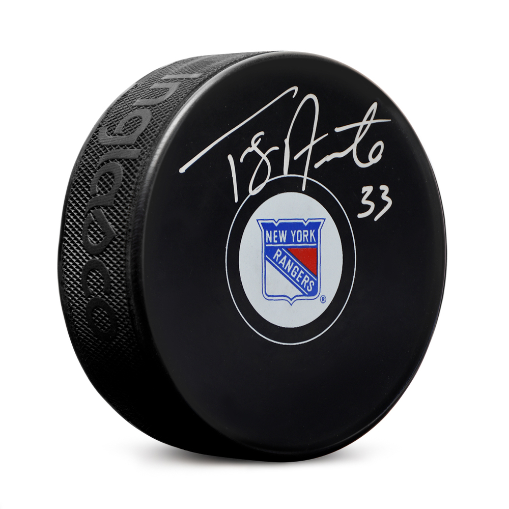 Tony Amonte Autographed New York Rangers Hockey Puck