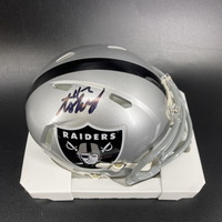 NFL - Raiders Ashton Jeanty Signed Mini Helmet