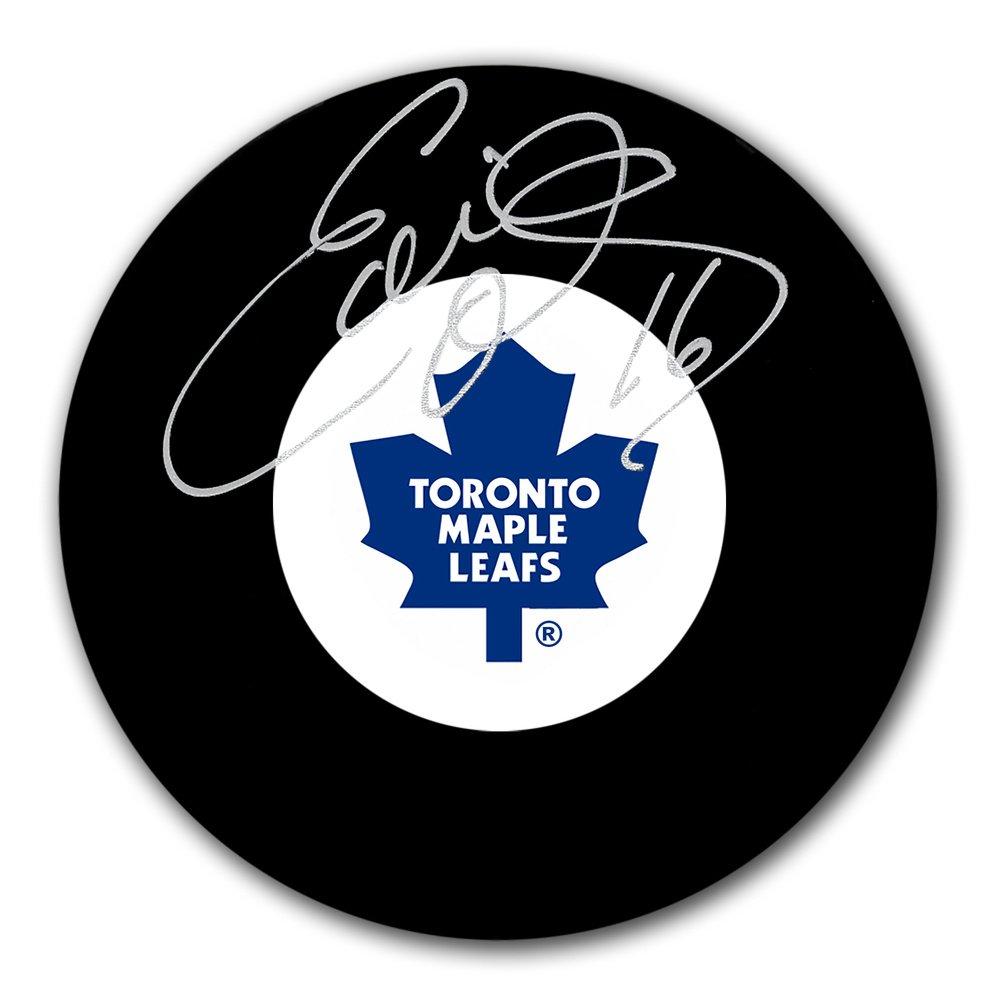 Ed Olczyk Toronto Maple Leafs Autographed Puck