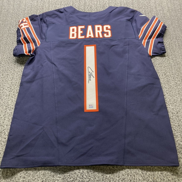 NFL - Bears Colston Loveland Signed #1 Draft Jersey