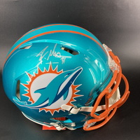 NFL - Dolphins Raheem Mostert Signed Authentic Flash Speed Helmet