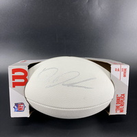 NFL - Rams Quindell Johnson Signed White Composite Football