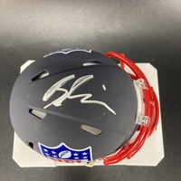 NFL - Chargers Brendan Rice Signed Blue Shield Mini Helmet