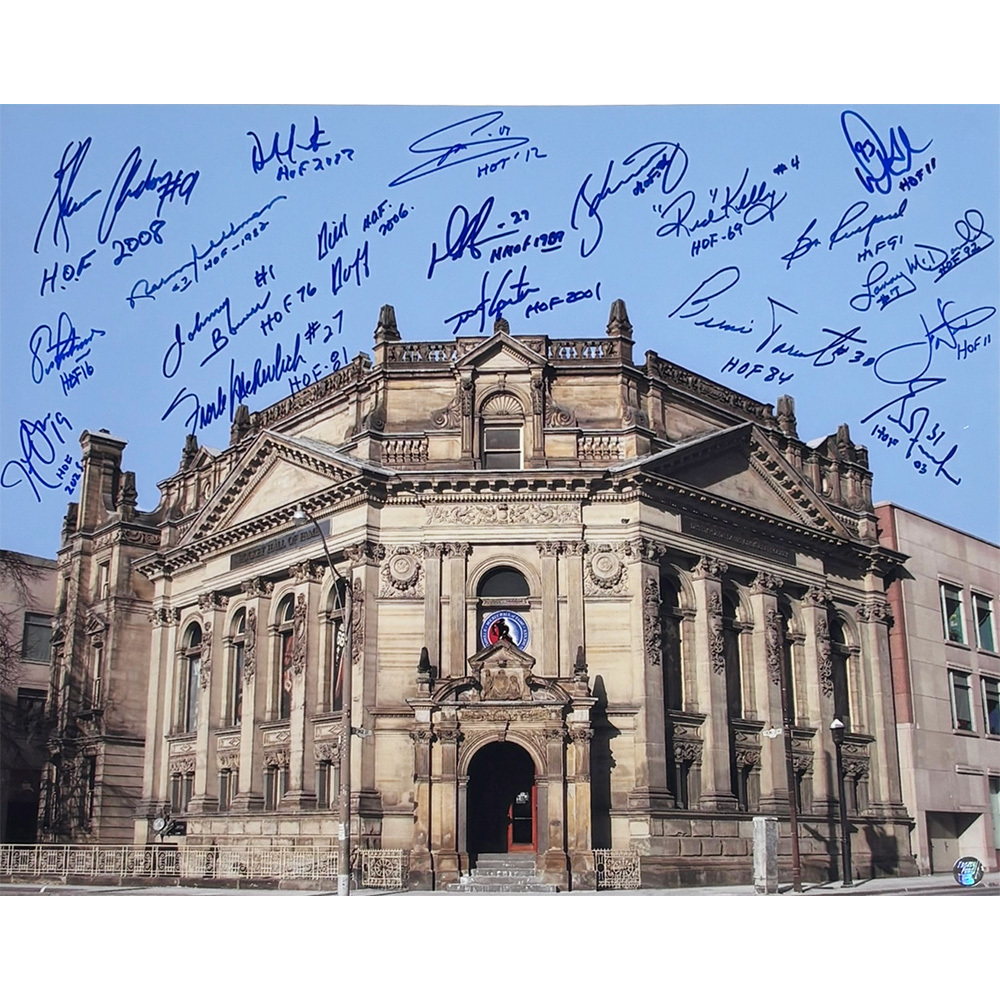 Toronto Maple Leafs Hockey Hall of Fame Multi-Signed 16X20 Photo - 19 Signatures