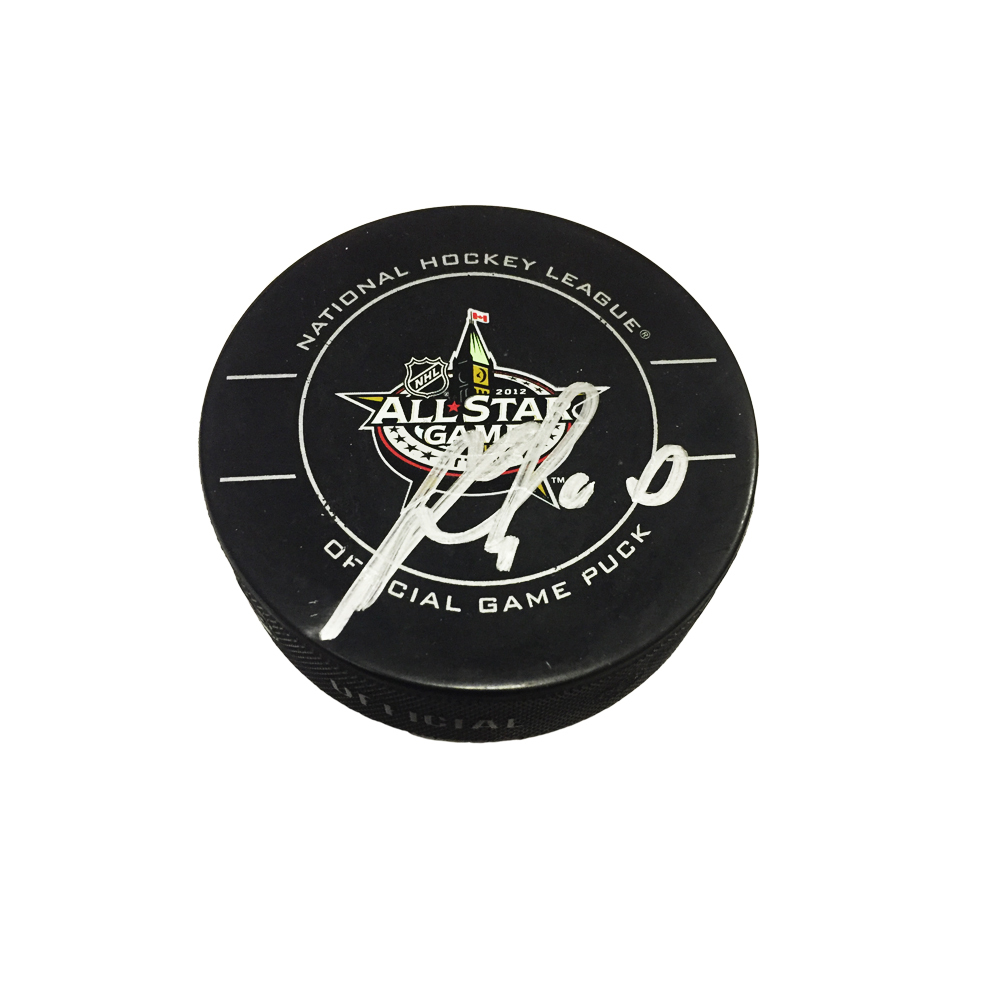 MARIAN GABORIK Signed 2012 All-Star Game Official Game Puck