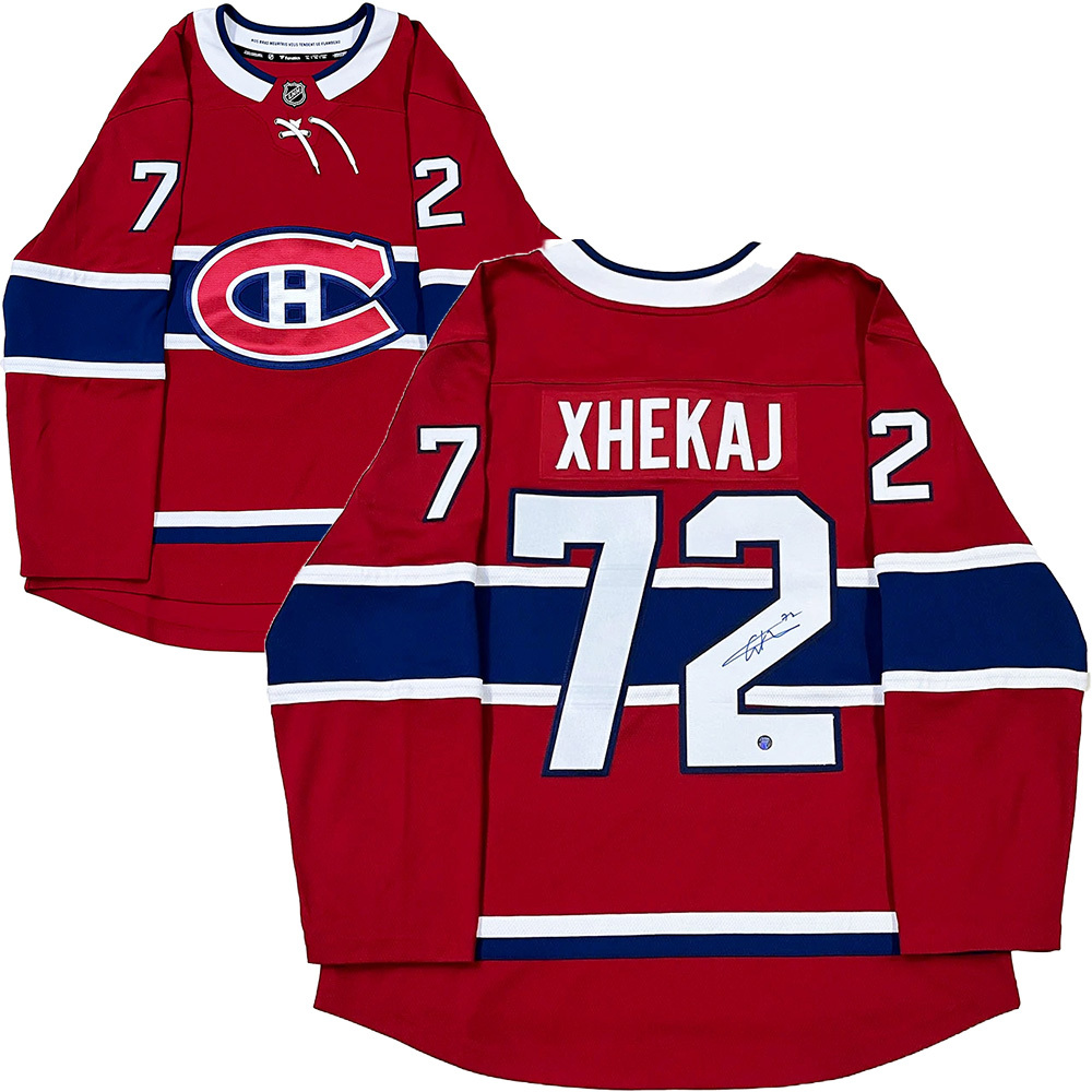 Arber Xhekaj Autographed Montreal Canadiens Fanatics Breakaway Jersey