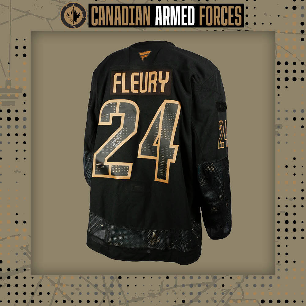 Haydn Fleury #24 Team Issued Limited Edition Autographed Canadian Armed Forces Jersey