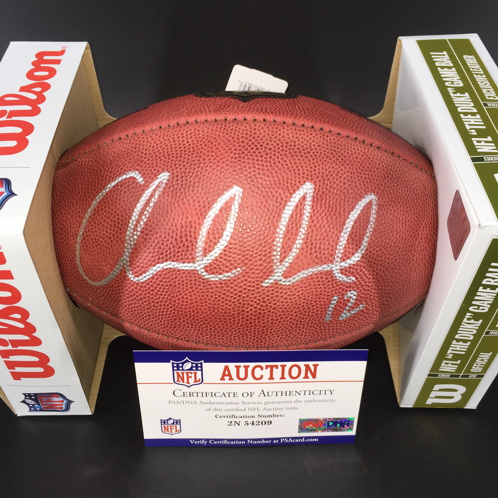 Stanford/ Indianapolis Colts QB Andrew Luck Signed Authentic Football