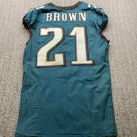  Eagles Sydney Brown Game Worn Jersey (1/19/2025) Size 38