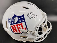 Draft -  NFL Shield Helmet Signed By QBs Dillon Gabriel, Will Howard, Ja...