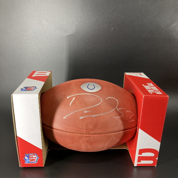 Colts - Darius Leonard Signed Authentic Football With Colts Logo