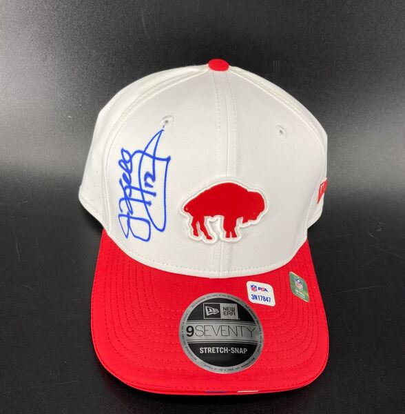 HOF - Bills Jim Kelly Signed 2025 Training Cap Hat