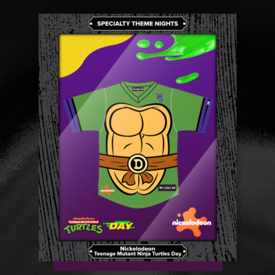 #28 C Michael Turner Winston-Salem Dash Nickelodeon TMNT Jersey