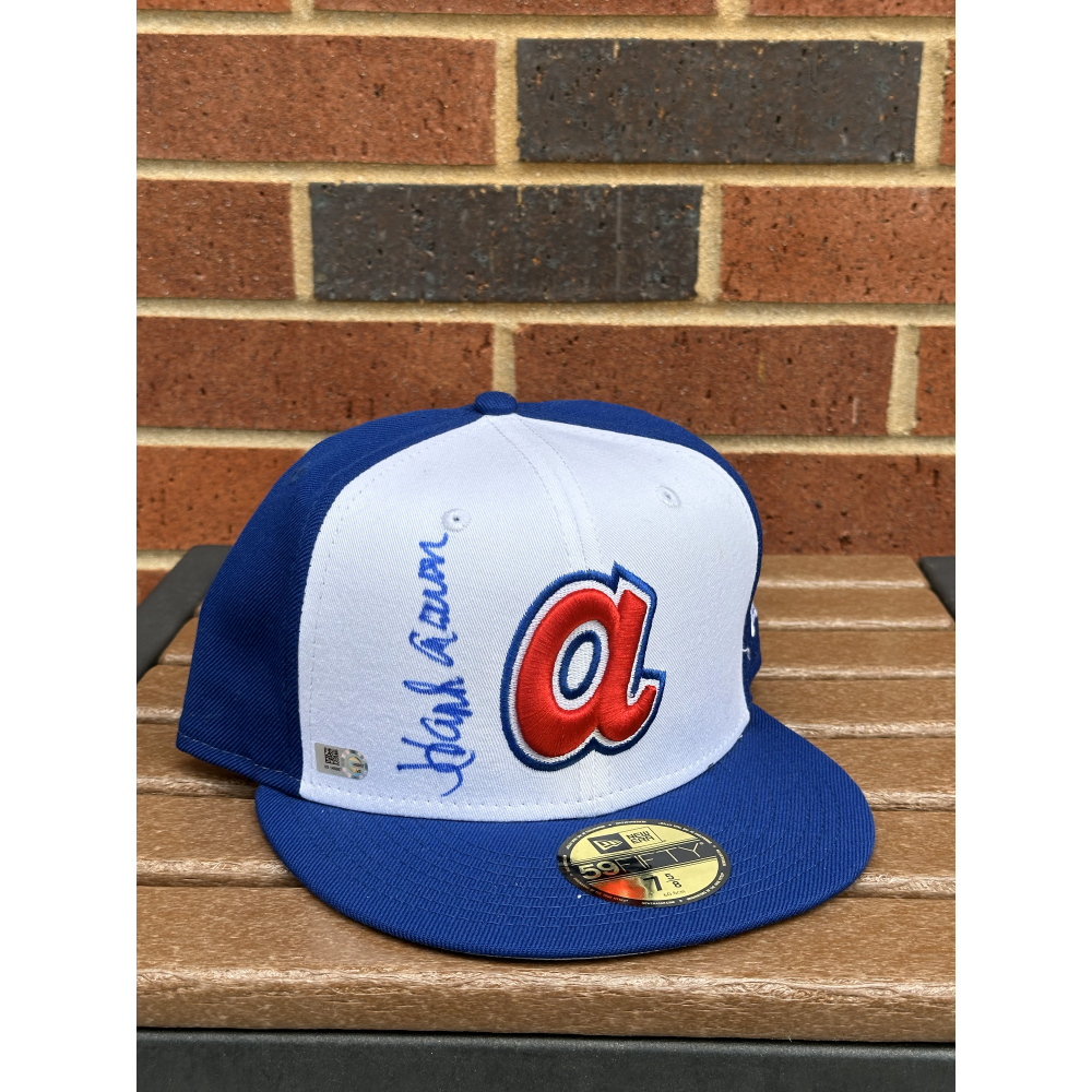 Hank Aaron MLB Authenticated and Autographed Cooperstown A 1974