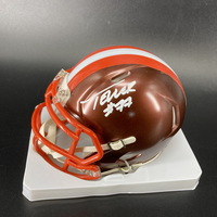 NFL - Browns Wyatt Teller Signed Flash Mini Helmet