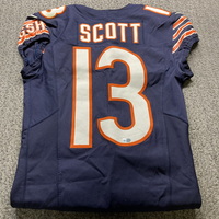 Crucial Catch - Bears Tyler Scott Game Worn Jersey (10/15/23) Size 38