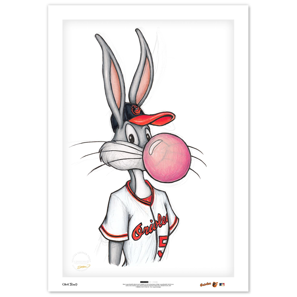 Bugs Bunny - Baltimore Orioles - Limited Edition Print of 100 by Artist ...