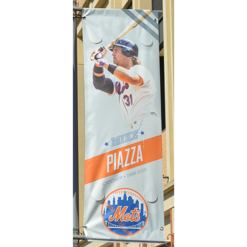 Mike Piazza 31 Citi Field Banner 2016 Season New York Mets Auctions