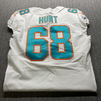 London Games - Dolphins Robert Hunt Game Worn Jersey (10/17/21) Size 48