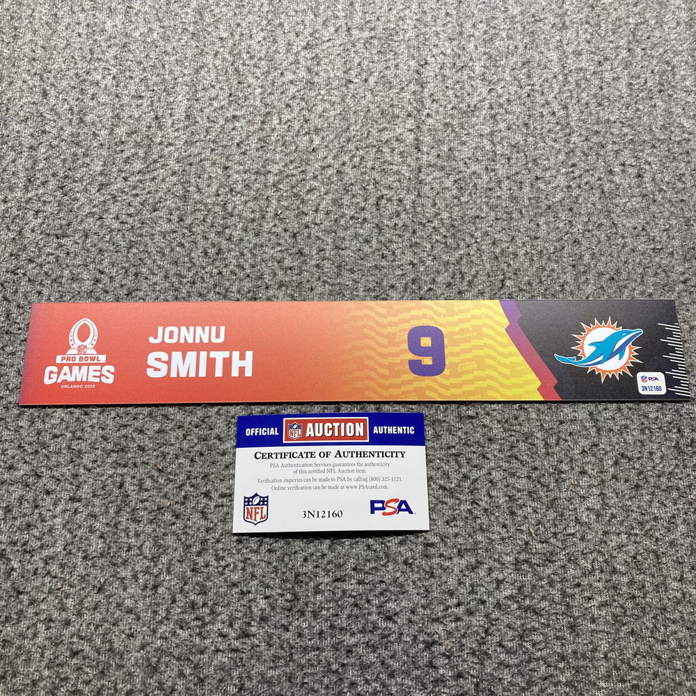 NFL - Dolphins Jonnu Smith 2024 Pro Bowl Games Nameplate 1 of 1