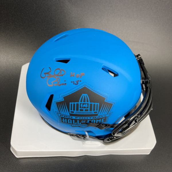 HOF - Colts Bill Polian Signed HOF Rave Mini Helmet