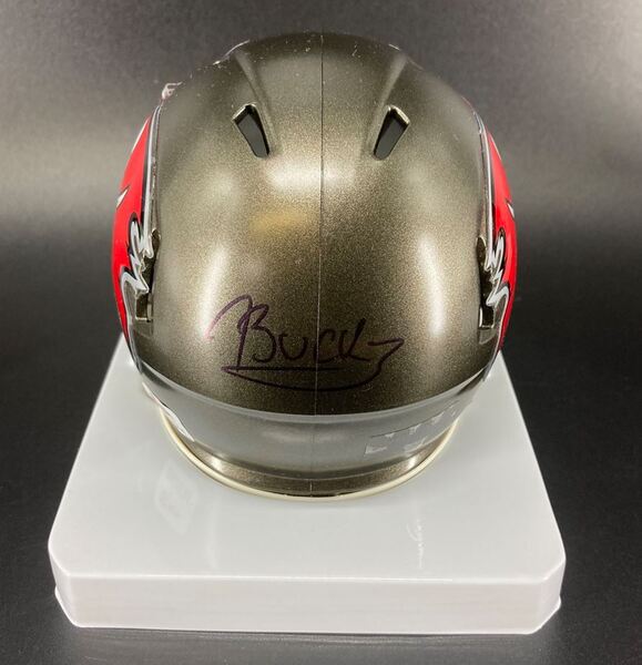 NFL - Buccaneers Bucky Irving Signed Mini Helmet