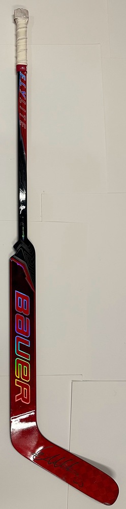 #35 Linus Ullmark Game Used Stick - Autographed - Ottawa Senators